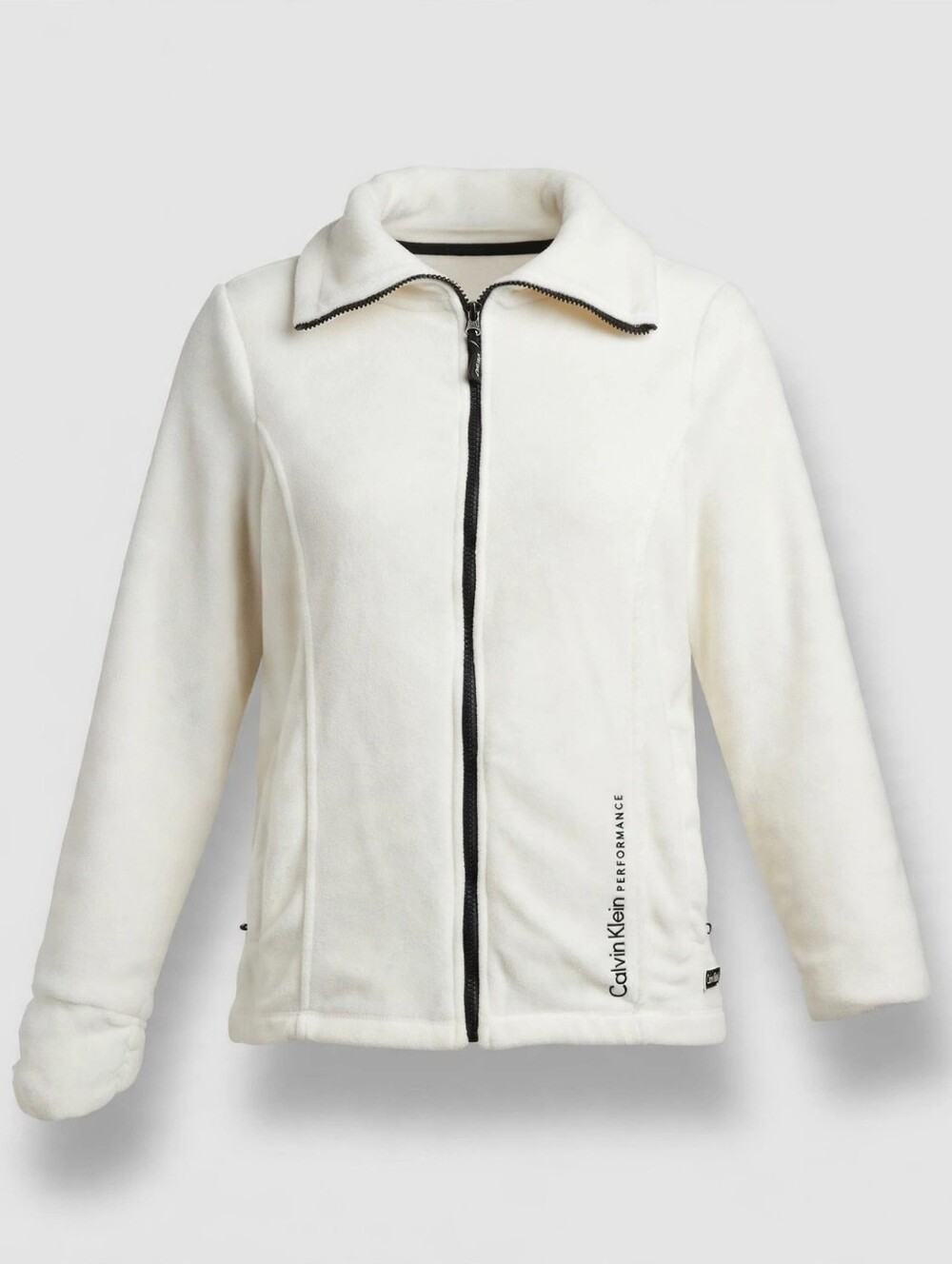 Calvin Klein White Fleece Jacket